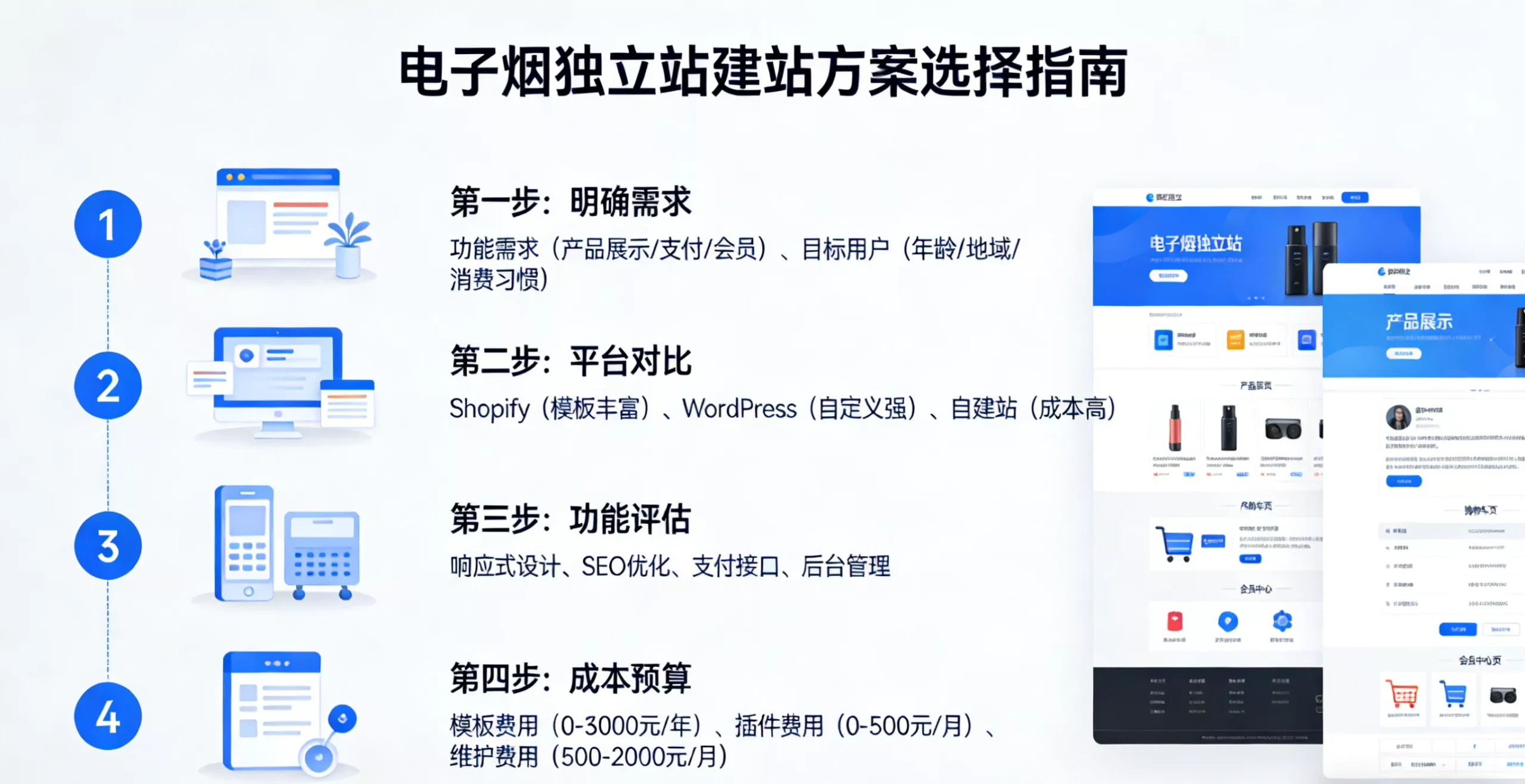 电子烟独立站如何选择合适的建站方案？-龙门出海