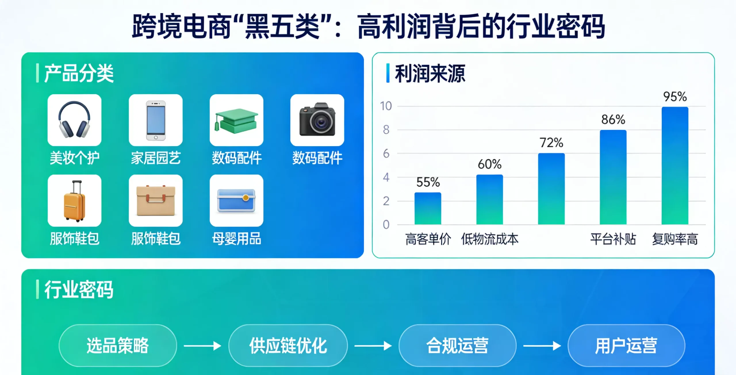 跨境电商“黑五类”：高利润背后的行业密码-龙门出海