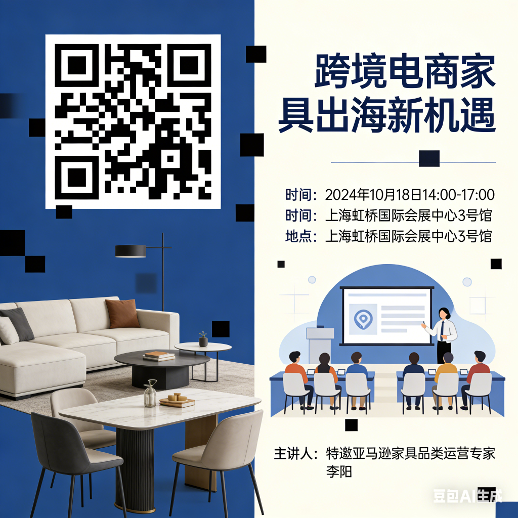 跨境电商短剧、游戏、家具线下讲座的宣传-龙门出海