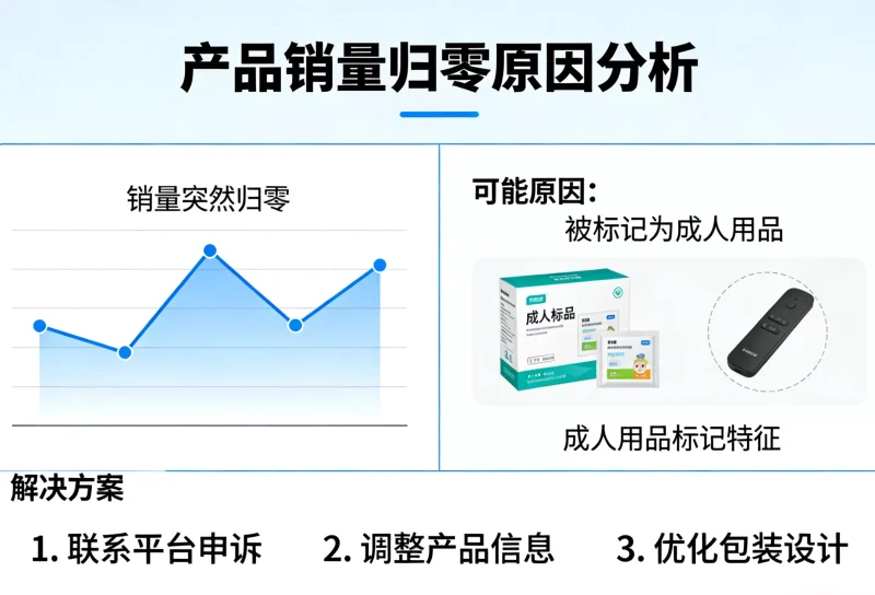 产品突然销量归零？很可能是被标记为成人用品了-图仕出海