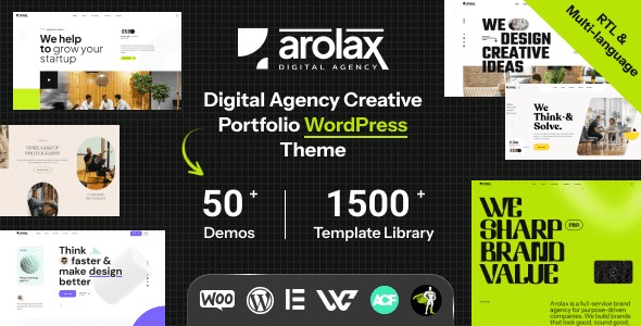 Arolax v4.0.5 – 创意数字代理机构主题下载-图仕出海