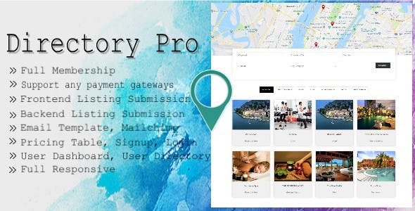 Directory Pro WordPress Plugin v2.5.9 本地企业目录信息导航插件下载-图仕出海