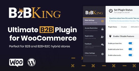 B2BKing Pro v5.5.80 终极 WooCommerce B2B 和批发商城插件下载-图仕出海