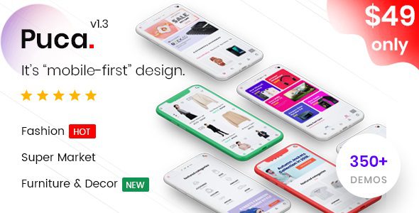 Puca v2.6.42 – 移动端优化的WooCommerce主题下载-图仕出海