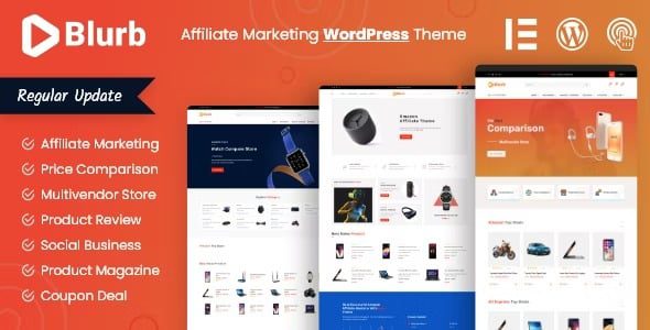 Blurb v.2.1.6 联盟营销 WordPress 主题下载-图仕出海