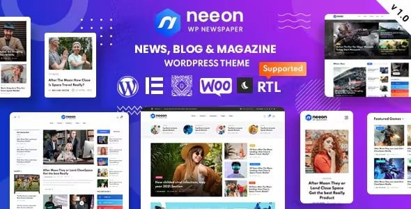 Neeon v.3.1.2 WordPress 新闻杂志主题下载-图仕出海