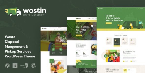 Wostin v1.0 垃圾清运服务 WordPress 主题下载-图仕出海