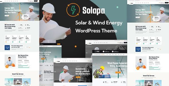 Solapa v1.0.1 太阳能与风能 WordPress 主题下载-图仕出海