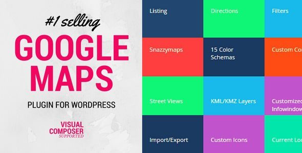 WP MAPS PRO v6.1.2 – 用于 Google 地图的 WordPress 插件下载（用于 WordPress 的高级 Google 地图插件）-图仕出海
