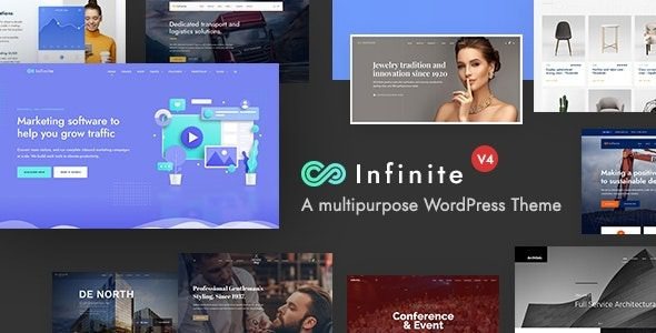 Infinite v4.1.3 响应式多用途 WordPress 主题下载-图仕出海