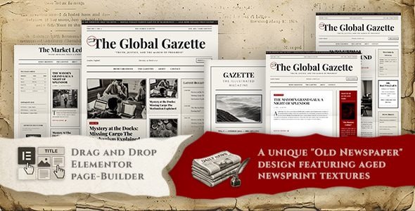 Gazette v1.0.1 杂志主题下载-图仕出海
