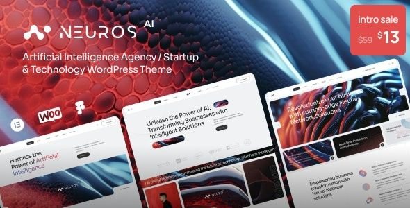 Neuros v2.2.1 人工智能代理和技术 WordPress 主题下载-图仕出海