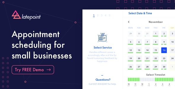 LatePoint v5.6.1 +拓展 WordPress约会预订和预订插件下载-图仕出海