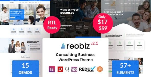 Reobiz GPL v7.0.4 – 咨询业务 WordPress 主题下载-图仕出海