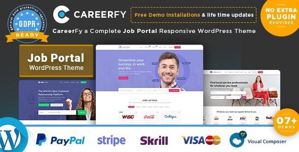 Careerfy v10.4.2 – Job Board 求职板招聘WordPress主题下载-图仕出海