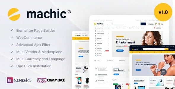 Machic GPL 1.6.4 – 电子商店 WooCommerce 主题下载-图仕出海
